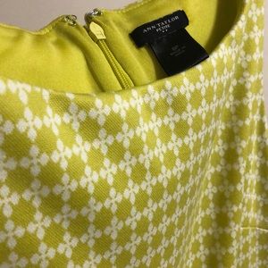 Lime Green Ann Taylor Dress